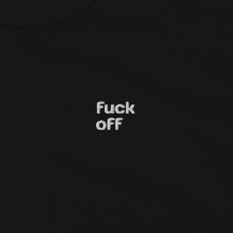 fuck off - broderie